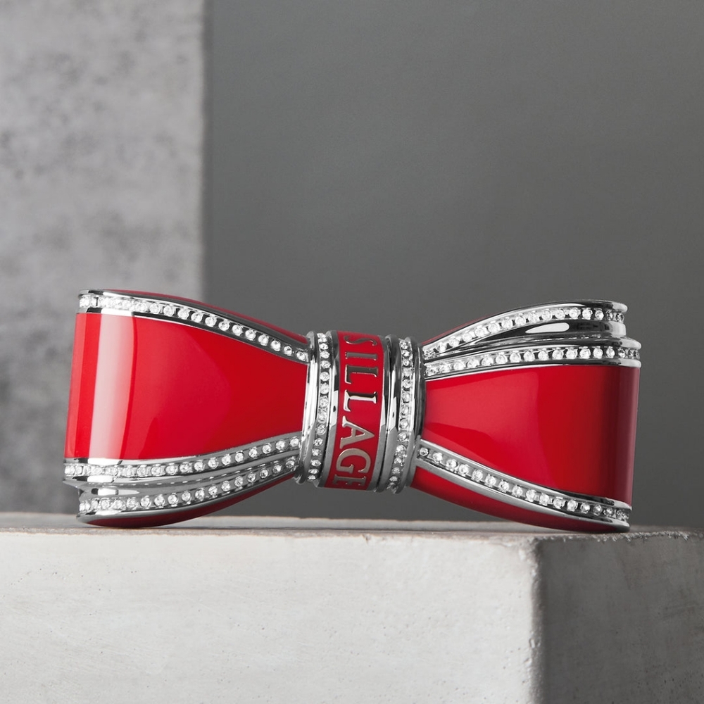 House of Sillage Bow Lipstick Case | RED
